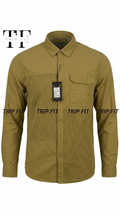 Chemise Casual Patchwork bicolore RF725