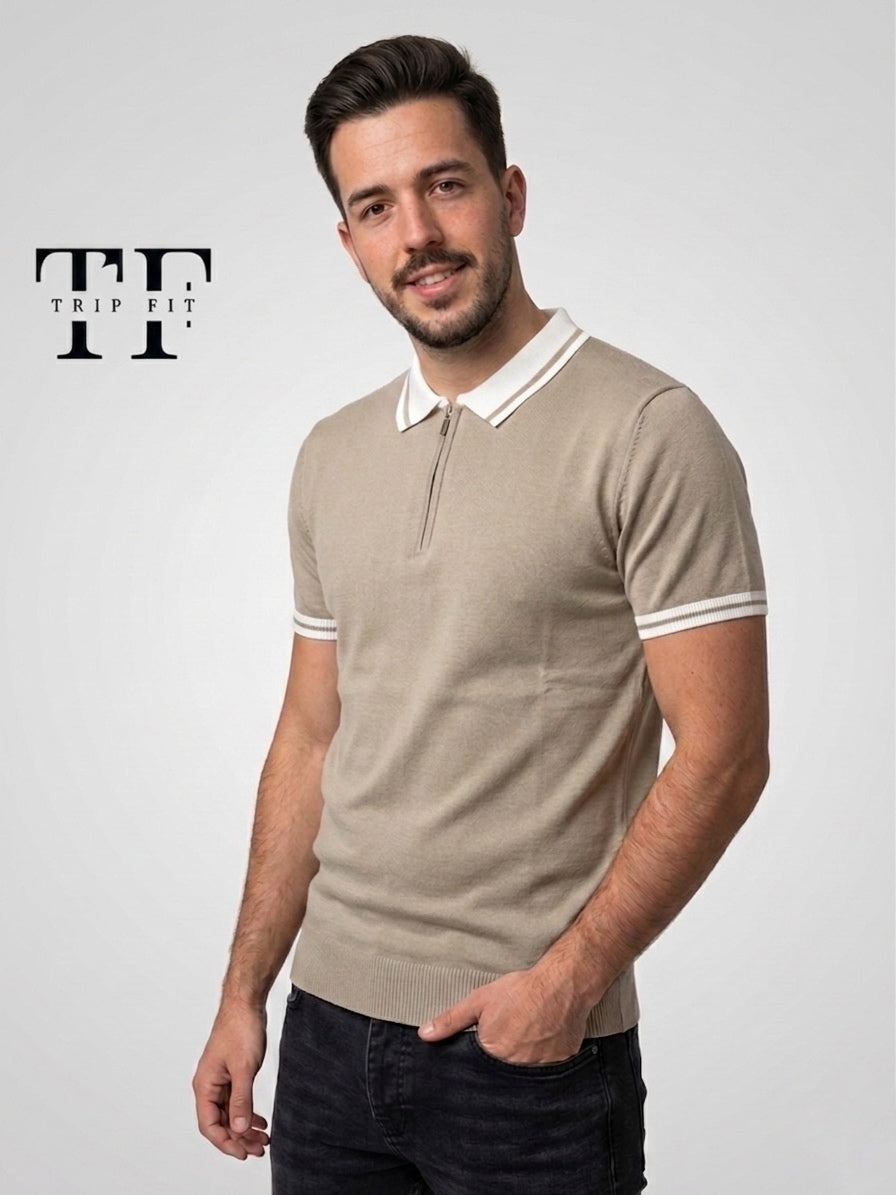 Pull col-chemise RF739