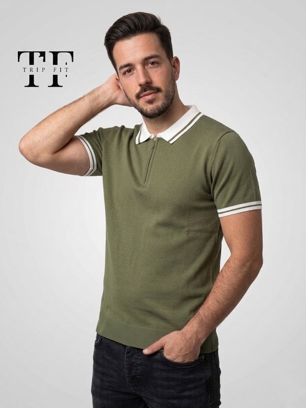 Pull col-chemise RF739