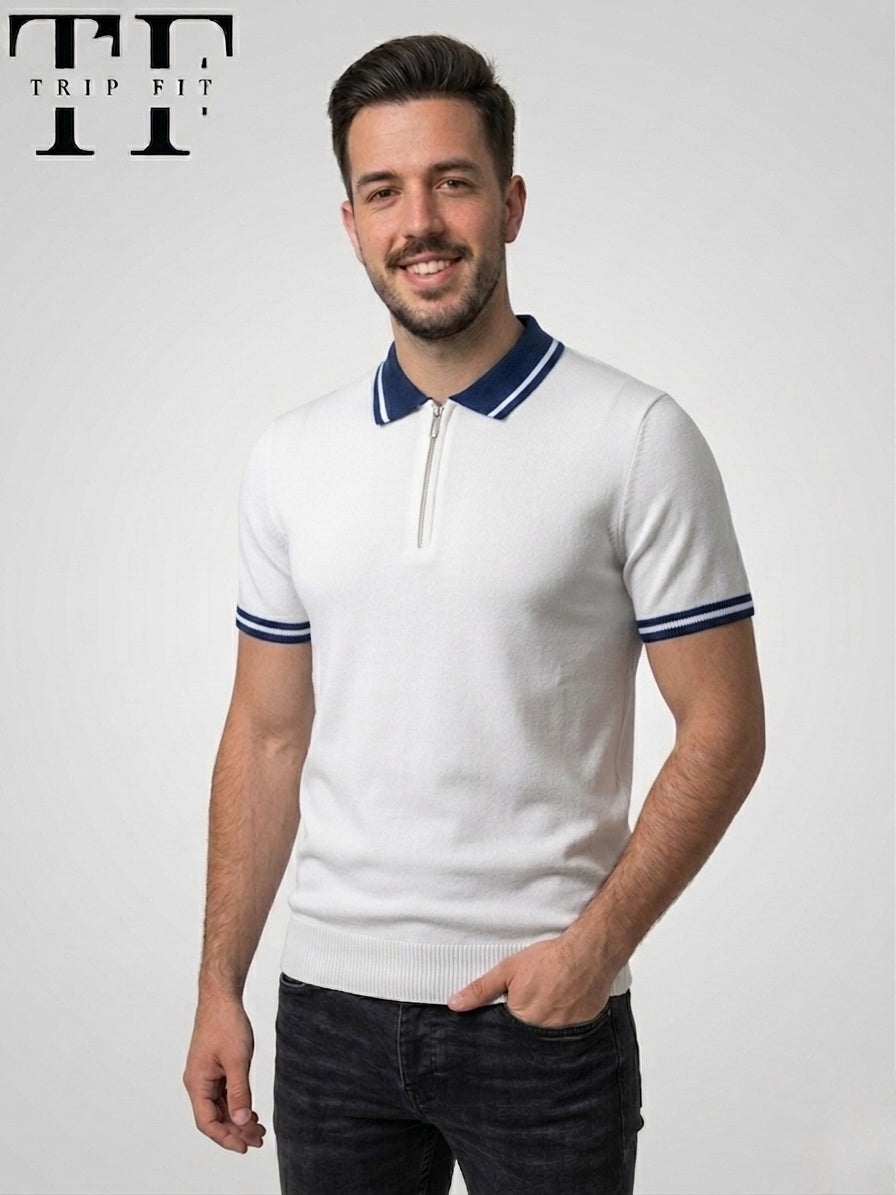 Pull col-chemise RF739